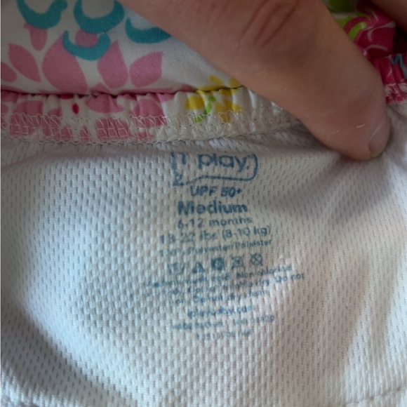 Floral Ruffle Reusable Swim Diaper - Picture 6 of 6